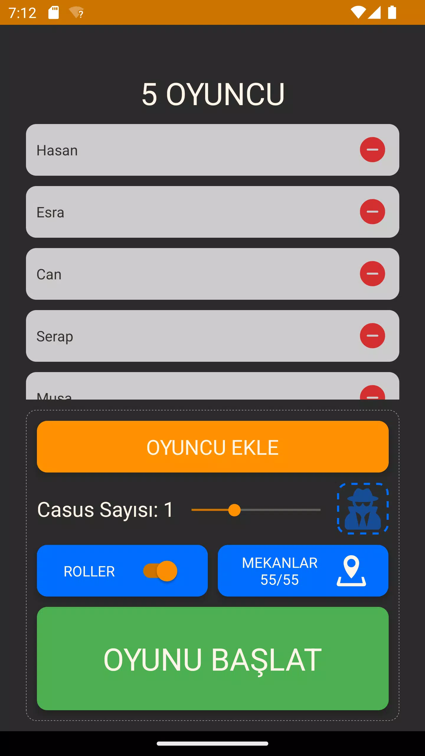 Schermata Spyfall 1