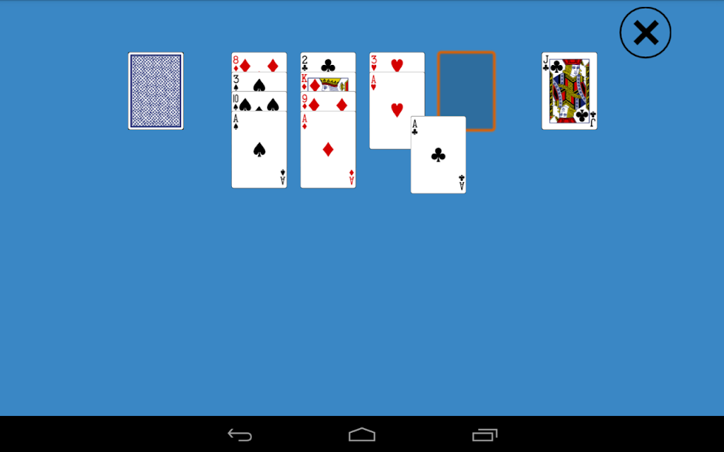 Classic Aces Up Solitaire Schermafbeelding 3