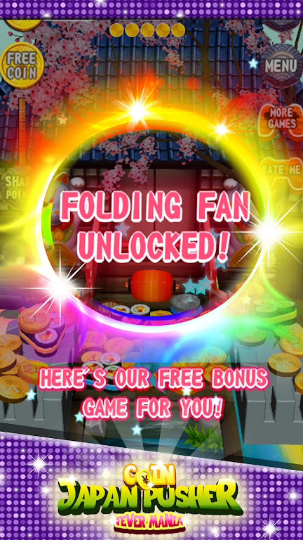 Coin Japan Pusher Fever Mania Schermafbeelding 2