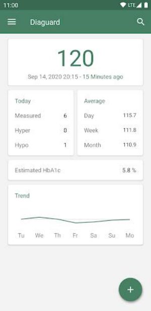 Diaguard: Diabetes Diary 스크린샷 1
