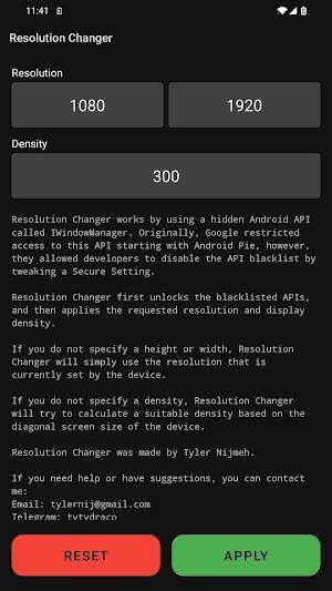 Resolution Changer ภาพหน้าจอ 1