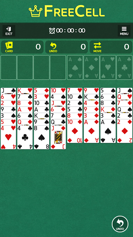 FreeCell - Classic Card Game 스크린샷 1