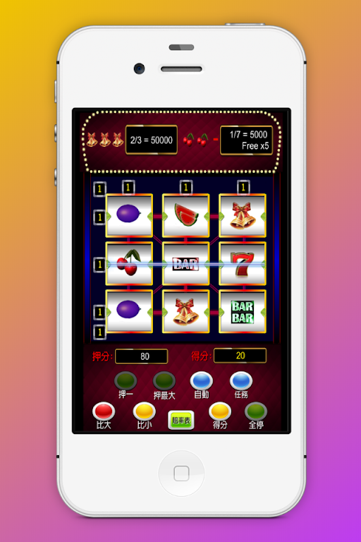 Fruit plate: 777 Slot Machine, Скриншот 2