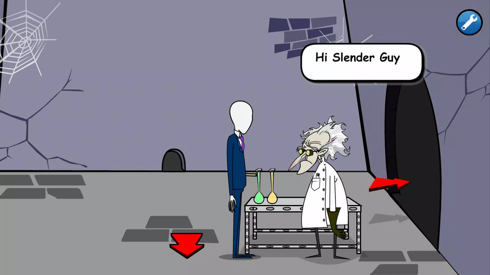 Slender Guy Saw Trap Screenshot 2