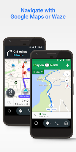 Android Auto – Google Maps, Media & Messaging Zrzut ekranu 3