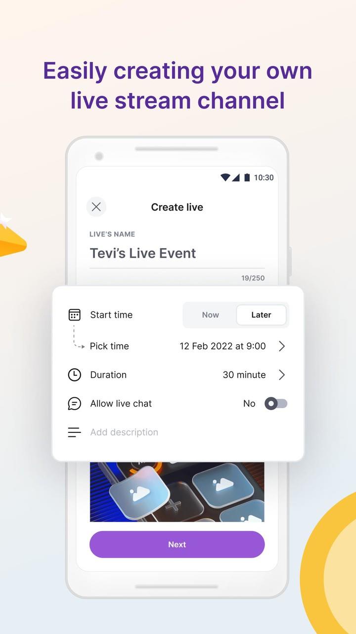 Tevi - Private Live Streaming應用截圖第3張