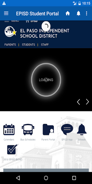 Episd Student portal スクリーンショット 2