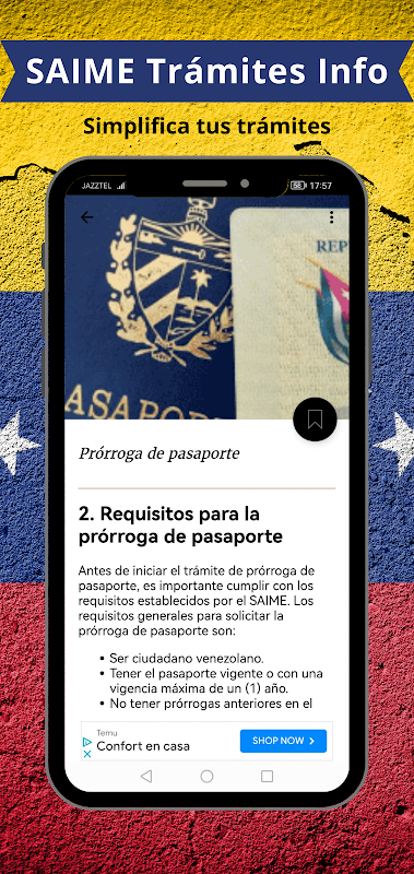 SAIME Trámites Info 스크린샷 1