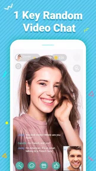 Meet – Talk to Strangers Using Random Video Chat Captura de pantalla 3