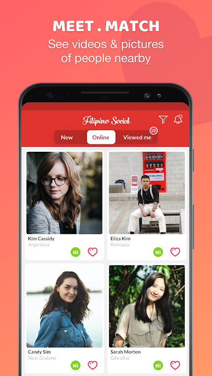 Filipino Social: Dating & Chat Capture d’écran 1