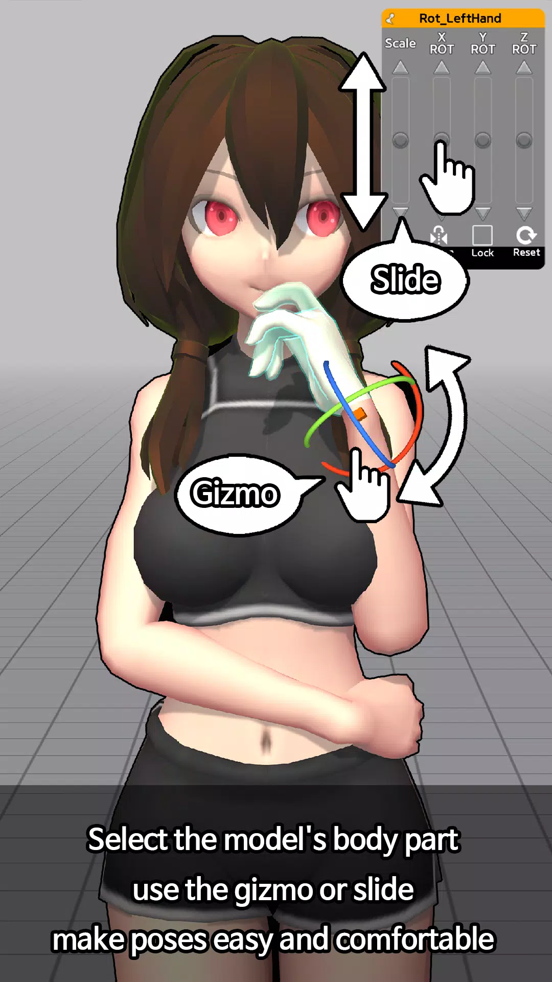 Schermata Easy Pose - 3D pose making app 1