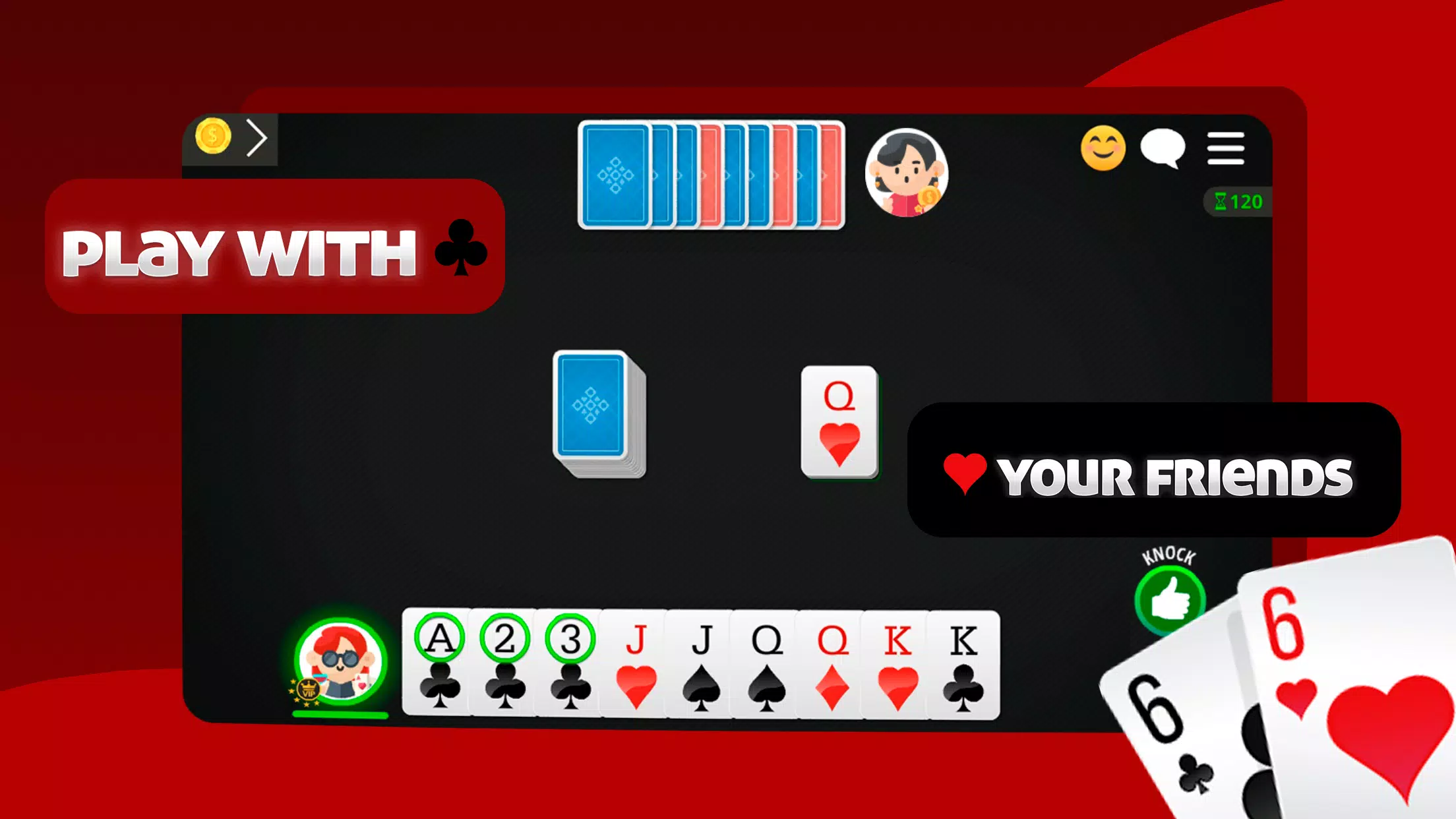 Straight Gin Rummy Online應用截圖第4張