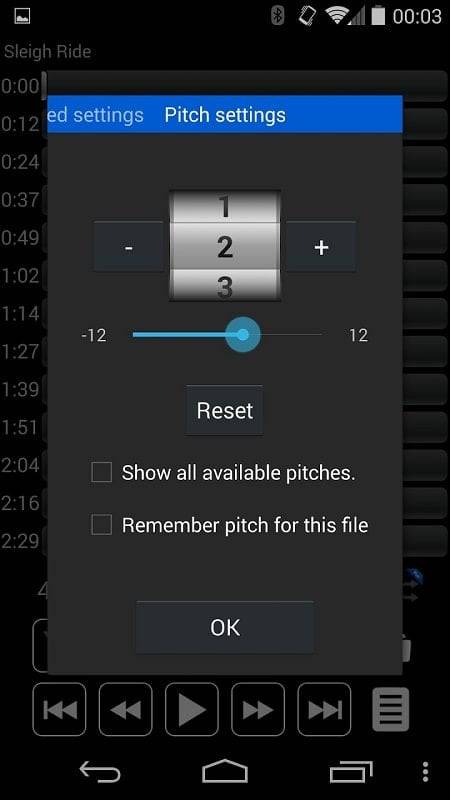 Music Speed Changer: Audipo应用截图第3张