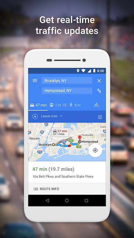 Google Maps Go Captura de pantalla 2