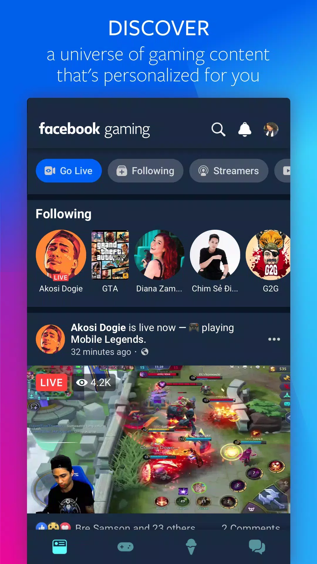 FaÇebook Gaming: Play, Watch, Captura de pantalla 2