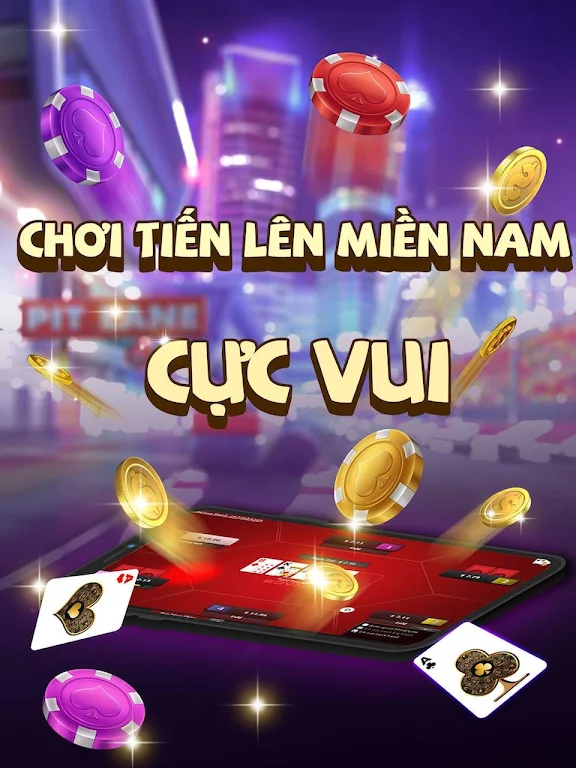 Tiến Lên: Tien len mien nam, tien len - OFFLINE スクリーンショット 1