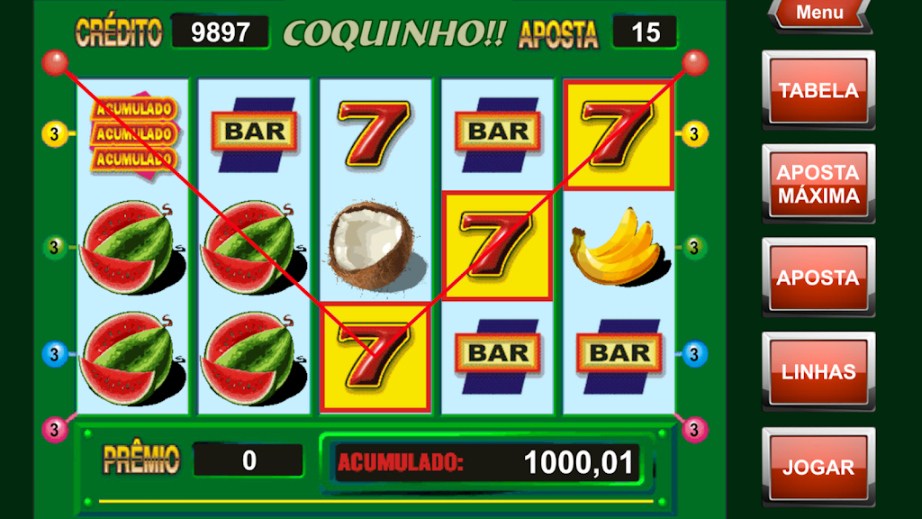 Caça Níquel do Coquinho ภาพหน้าจอ 2