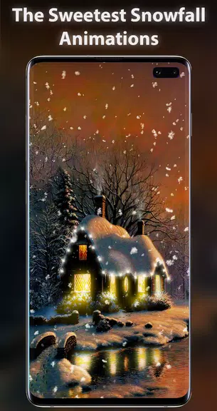 Snow Live Wallpaper スクリーンショット 1