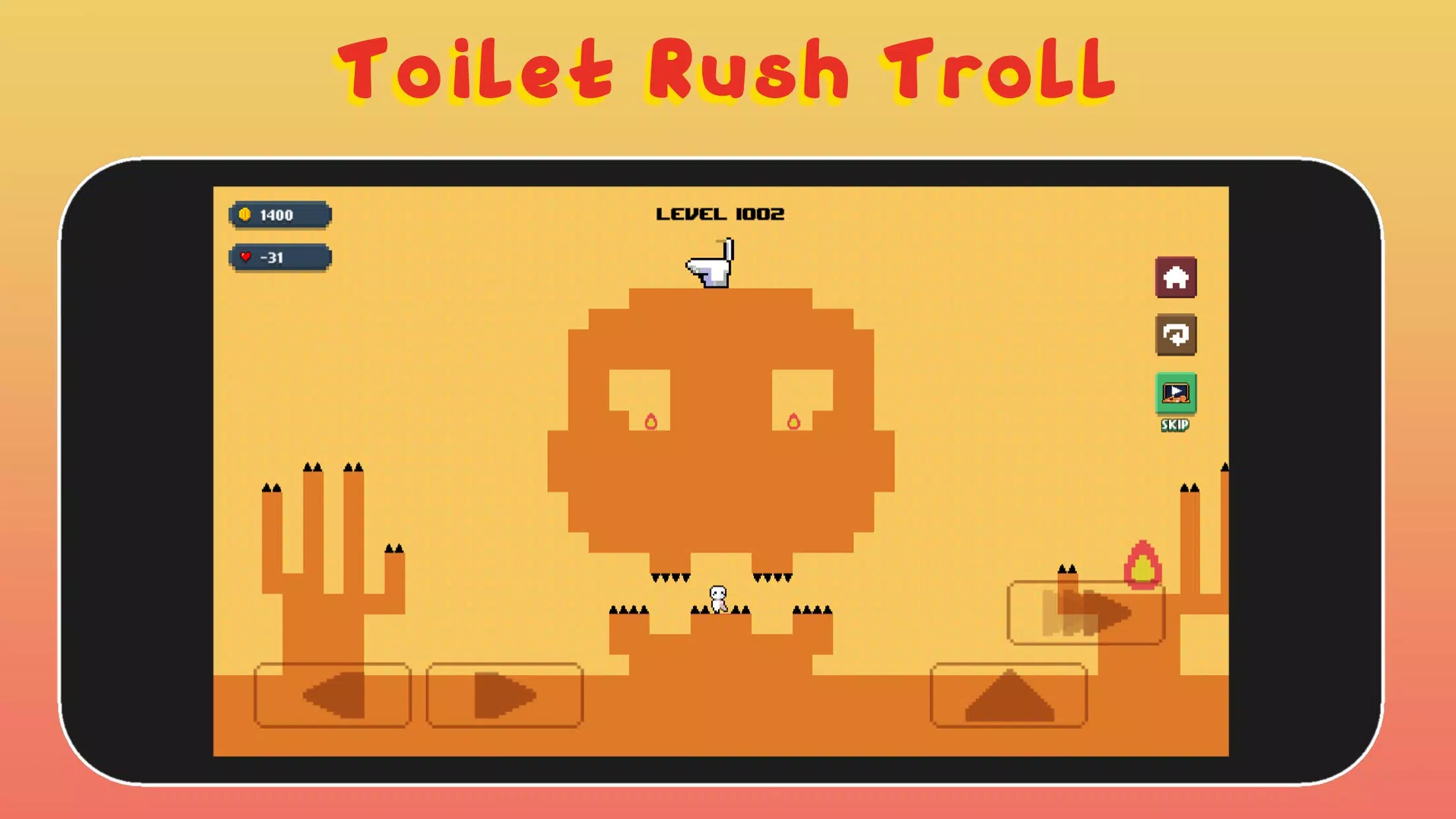 Schermata Toilet Rush Troll 2
