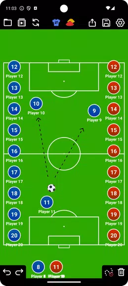 Coach Tactic Board: Soccer Screenshot 4