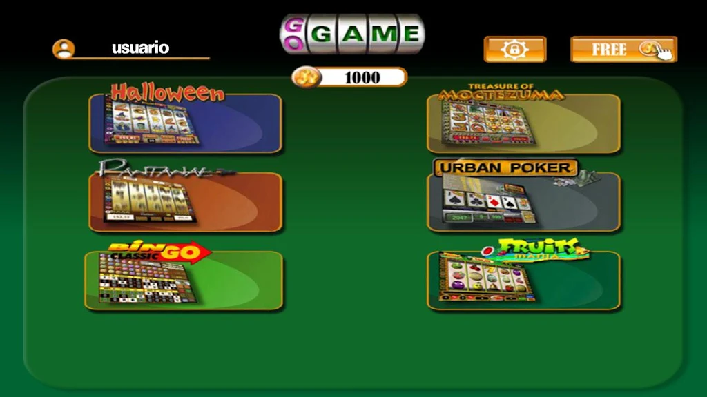 Schermata GoGame by Divercloud 1