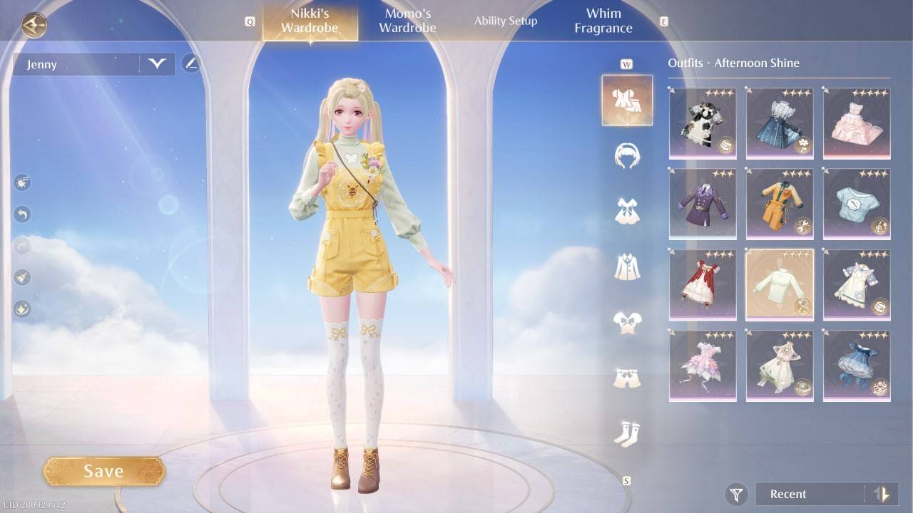 Insect-Catching Outfit Detail
