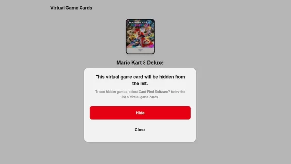 Ang Nintendo ay nagbubukas ng Virtual Game Card System upang itago ang mga laro