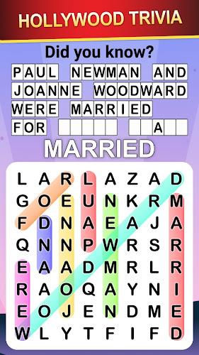 Schermata Word Search World Hollywood 3