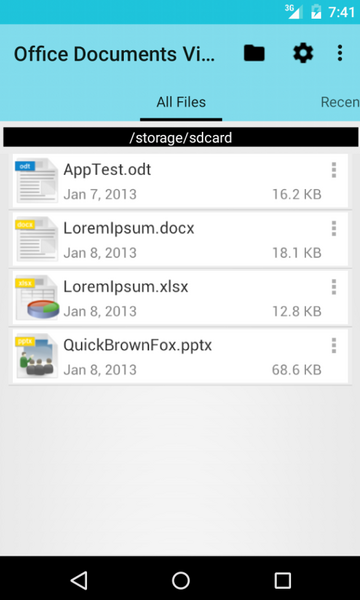 Office Documents Viewer スクリーンショット 2
