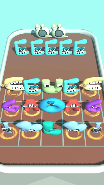 Merge Alphabet: Lord Run Mod Capture d’écran 1