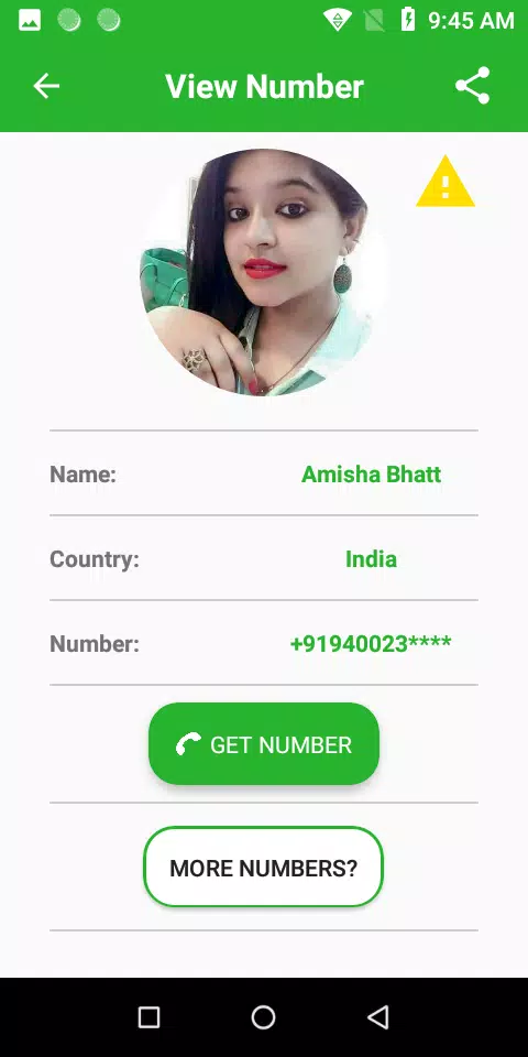 Girls Phone Number for Chat Captura de tela 4