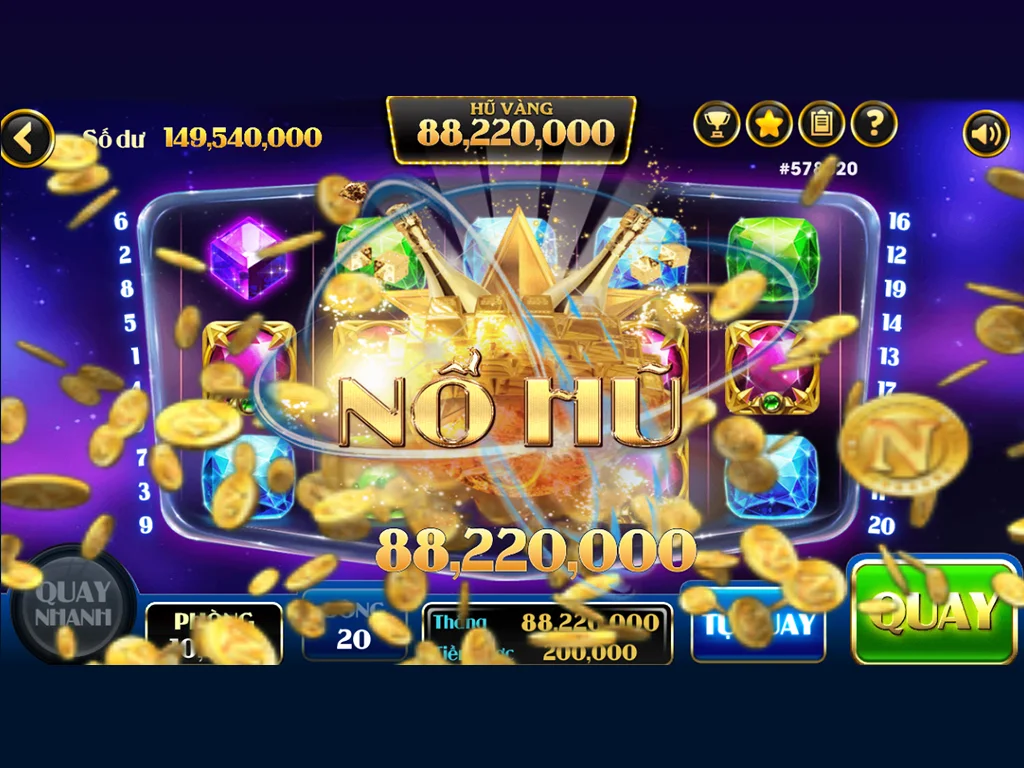 Schermata Siêu Hũ Nổ - Gem Nổ Hũ 3