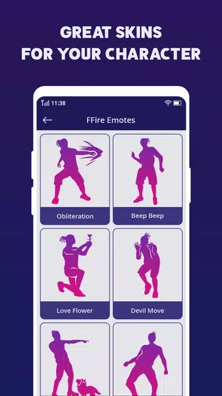 Emotes Happymod - iMotes Captura de tela 1