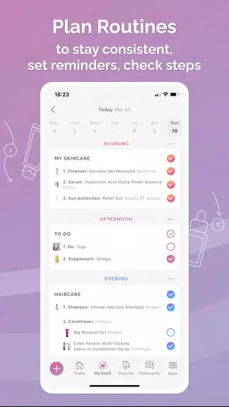 FeelinMySkin: Skincare Routine Screenshot 4