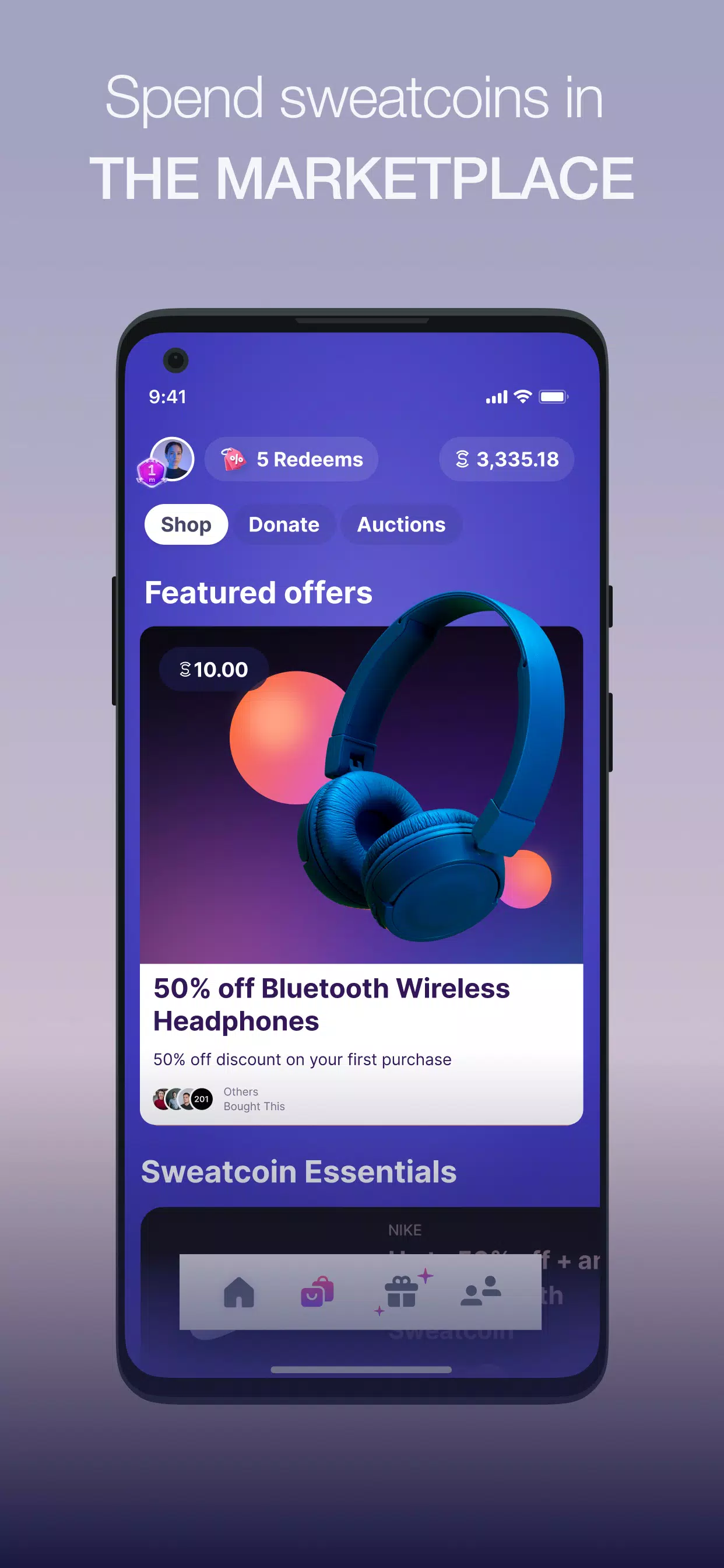 Sweatcoin・Walking Step Counter স্ক্রিনশট 4
