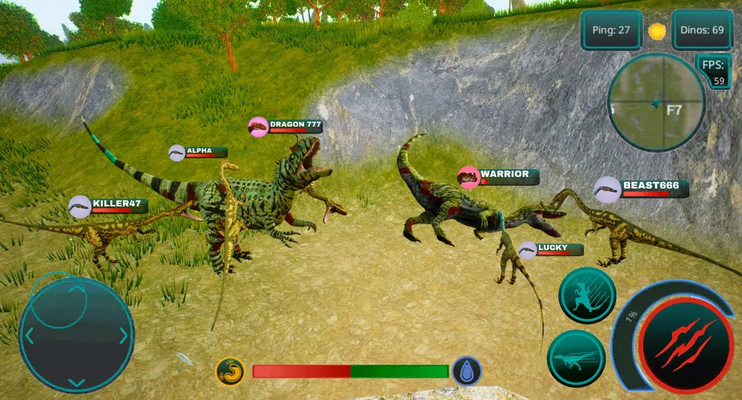 The Cursed Dinosaur Isle: Game Screenshot 1