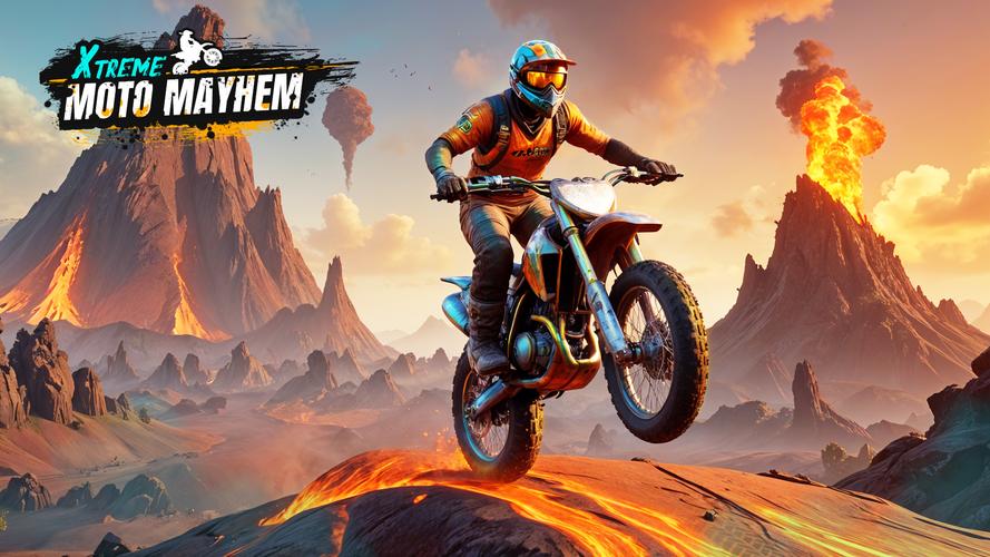 Xtreme Moto Mayhem Captura de pantalla 1