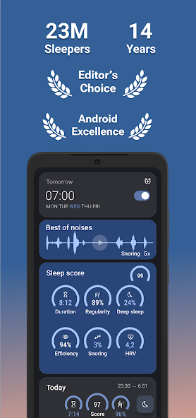 Sleep as Android: サイクルアラーム スクリーンショット 1
