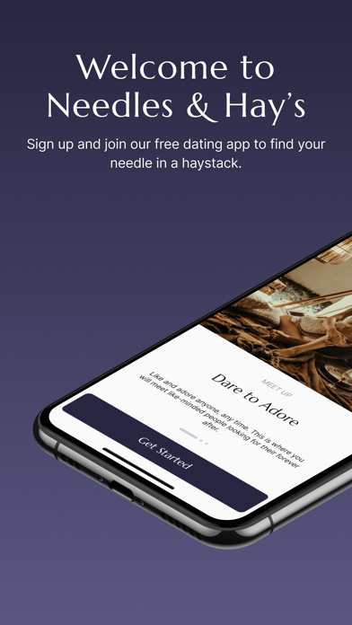 Needles and Hays Dating App Screenshot 1