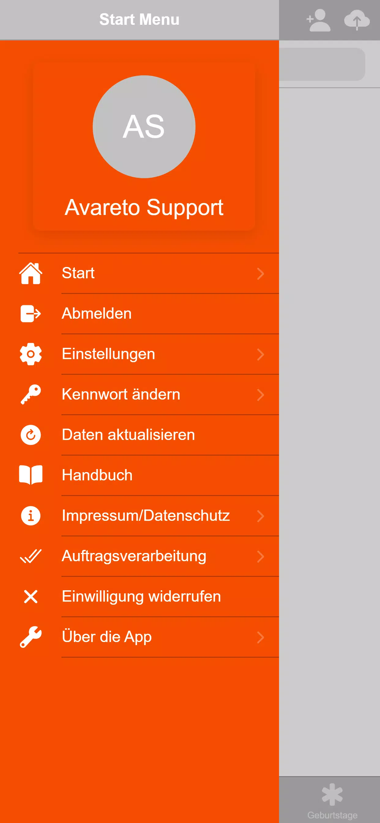 Schermata MontuaPartnerApp 1