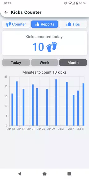 Kick Counter - Track your baby Screenshot 4