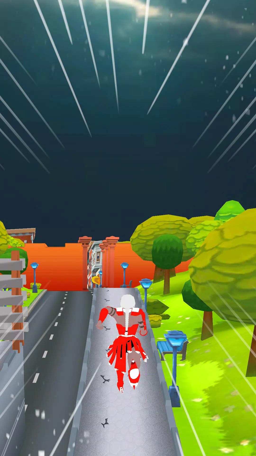 Wonder Lady Runner: Christmas Screenshot 1