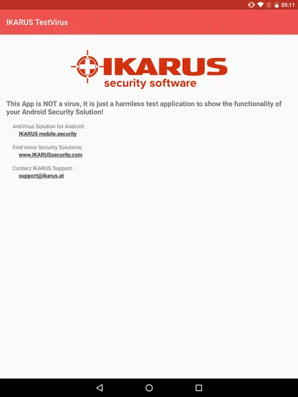 IKARUS TestVirus 스크린샷 4