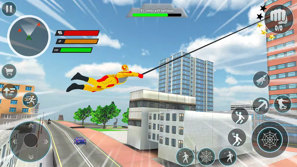 Schermata Police Robot Rope Hero Game 3d 3