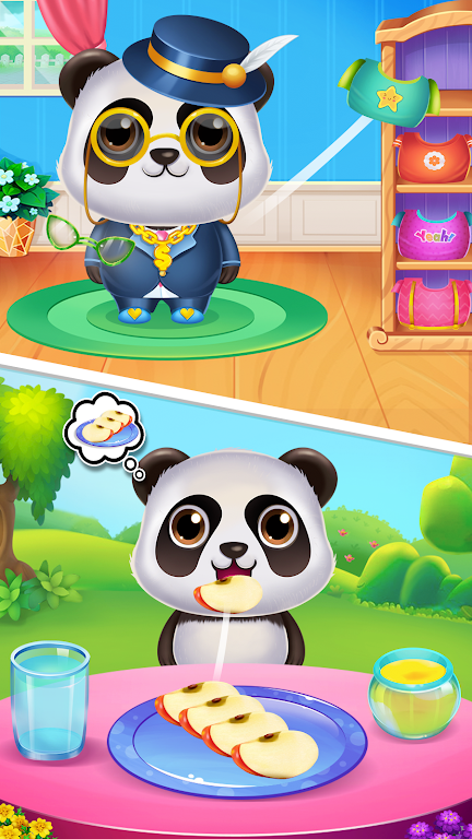 Panda caretaker pet salon game स्क्रीनशॉट 1