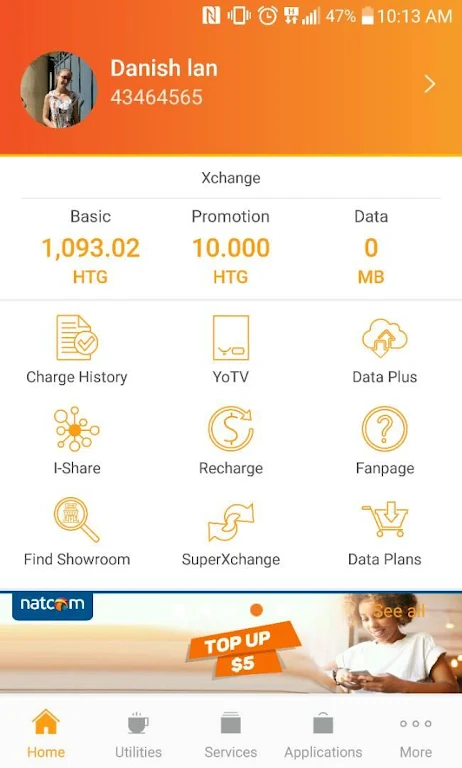 Schermata MyNatcom 2