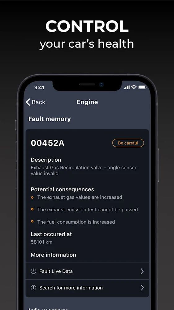 Carly - OBD2 Car Scanner Mod Screenshot 3