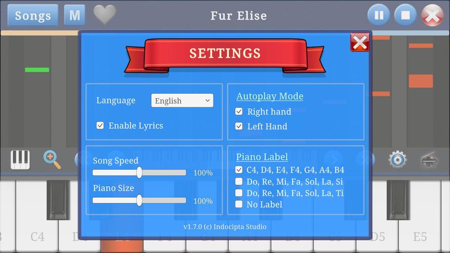 Piano Music & Songs Captura de pantalla 4
