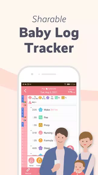 PiyoLog: Newborn Baby Tracker Zrzut ekranu 1
