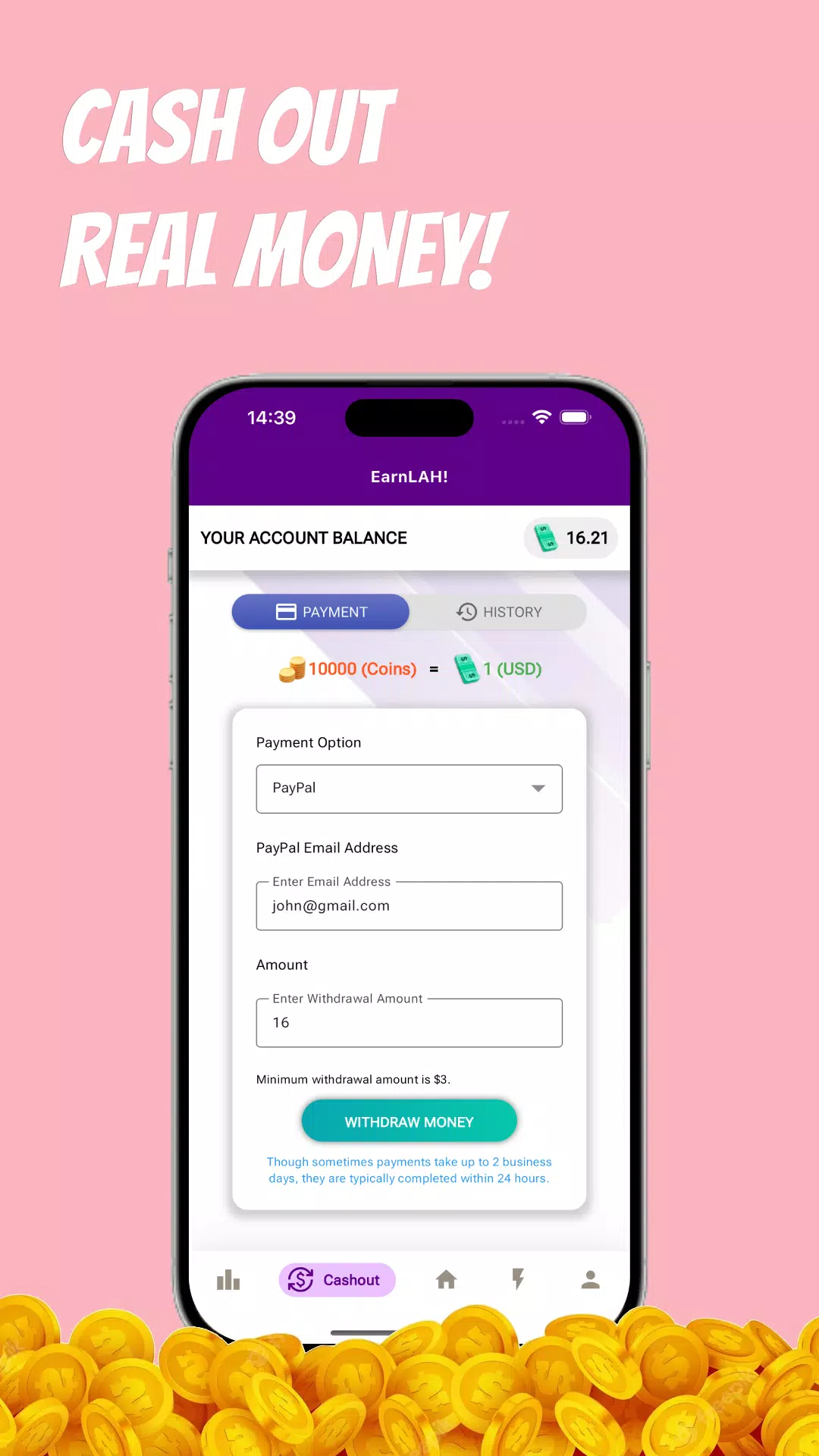 Earn Money with EarnLAH! Ekran Görüntüsü 2
